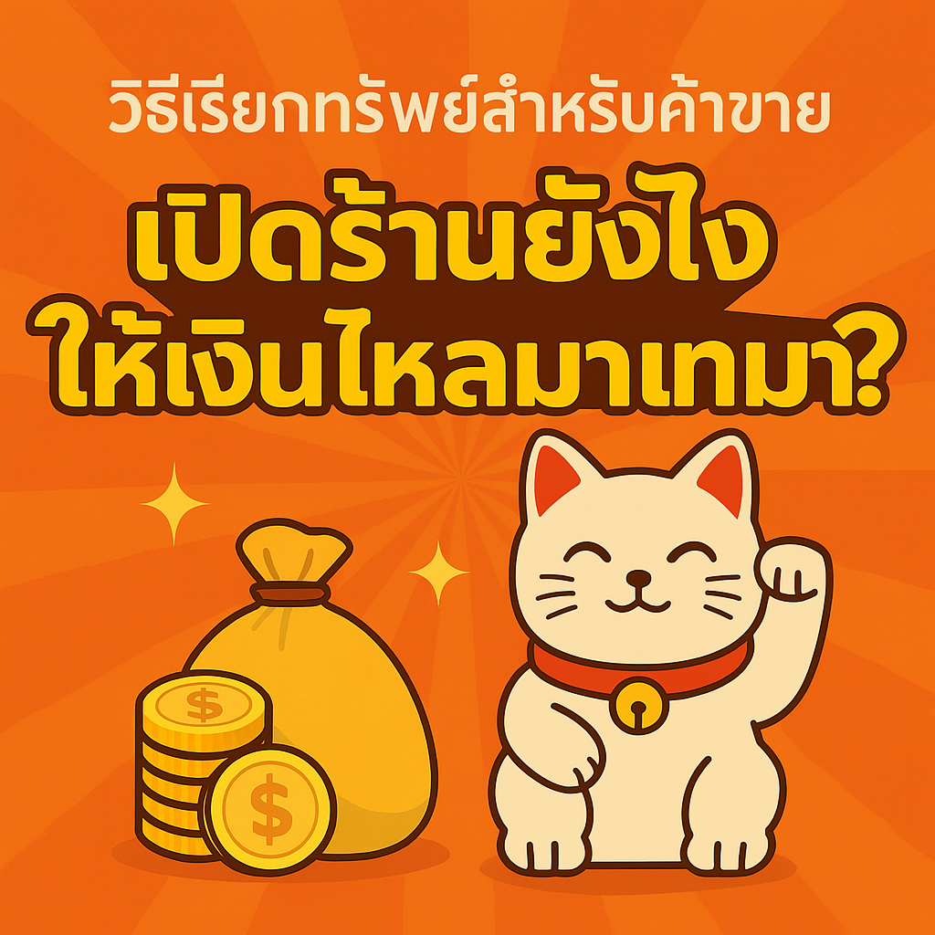 🔥 เปิดร้านยังไงให้เงินไหลมาเทมา? รวมเคล็ดลับเรียกทรัพย์ที่แม่ค้าใช้แล้วเห็นผล!🔥