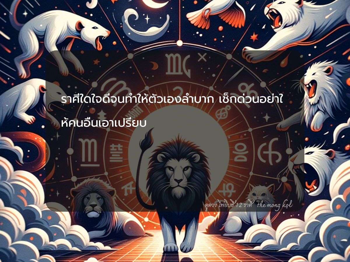 ราศีใดใจดีจนทำให้ตัวเองลำบาก เช็กด่วนอย่าให้คนอื่นเอาเปรียบ