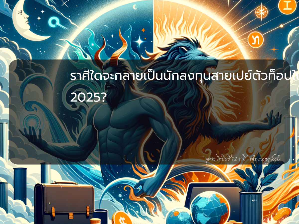 ราศีใดจะกลายเป็นนักลงทุนสายเปย์ตัวท็อปในปี 2025?