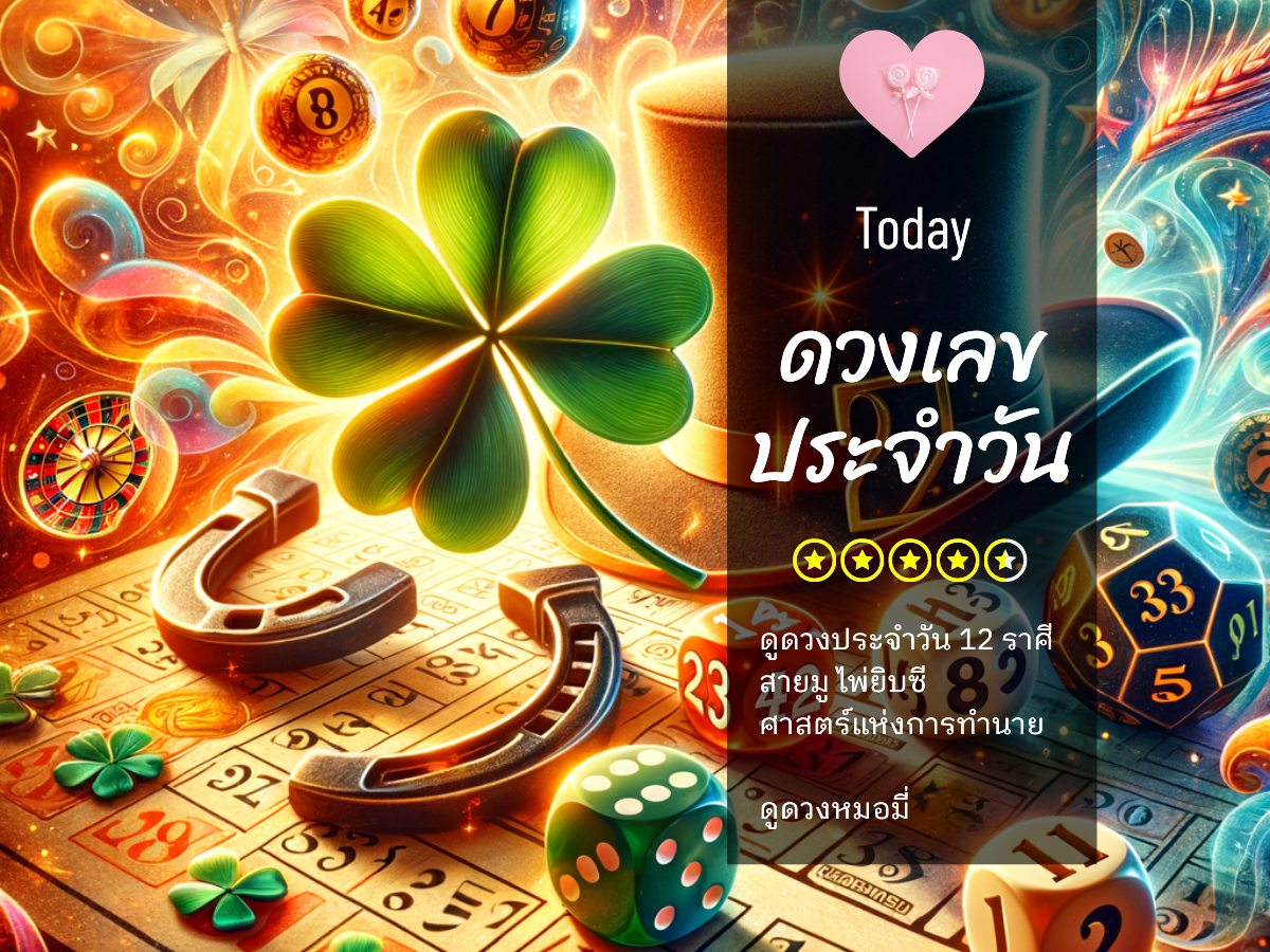 เลขนำโชค 24 กรกฎาคม 2025: 5 ตัวเลขมงคลและสีเสริมดวงวันนี้