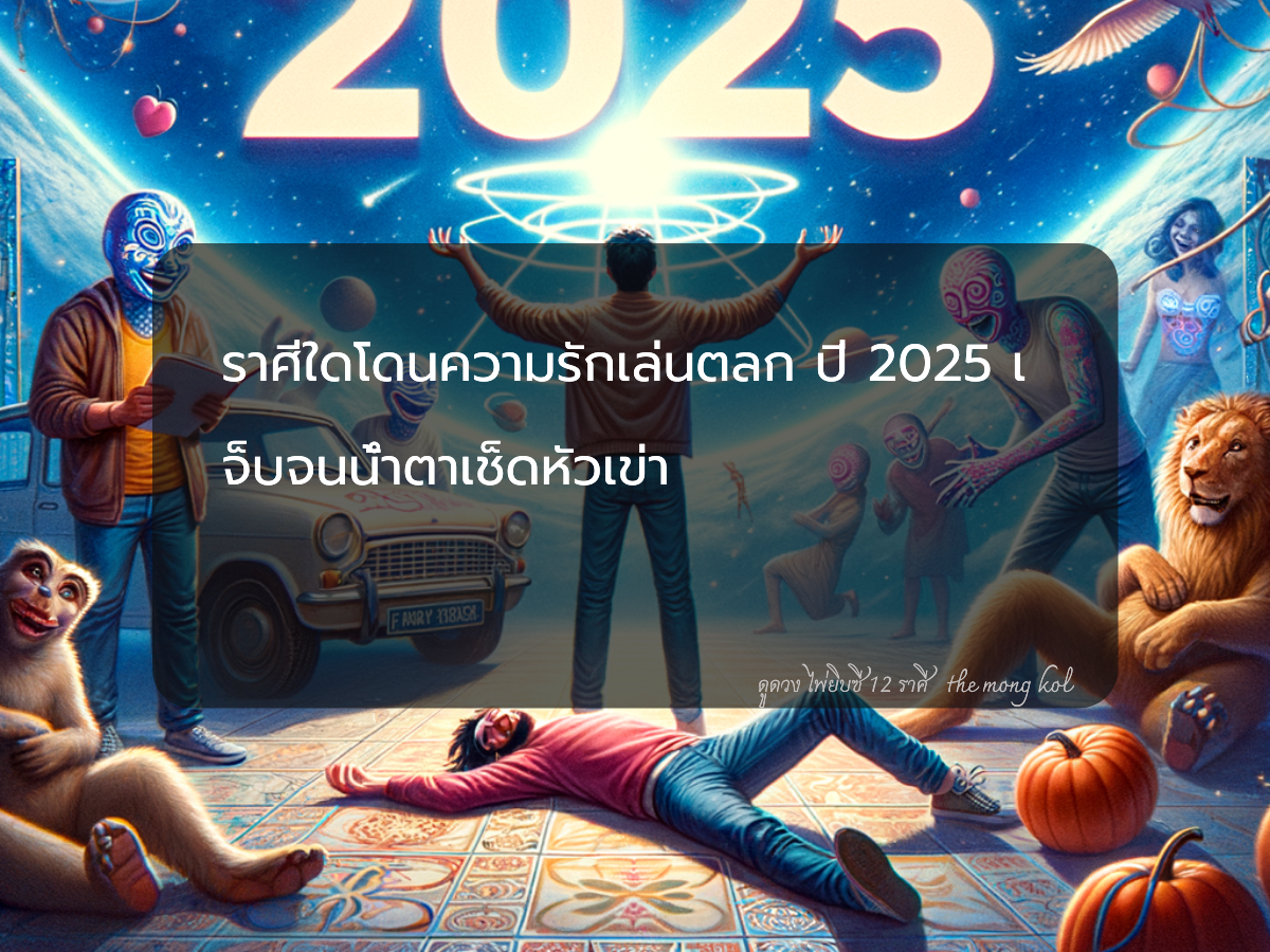ราศีใดโดนความรักเล่นตลก ปี 2025 เจ็บจนน้ำตาเช็ดหัวเข่า
