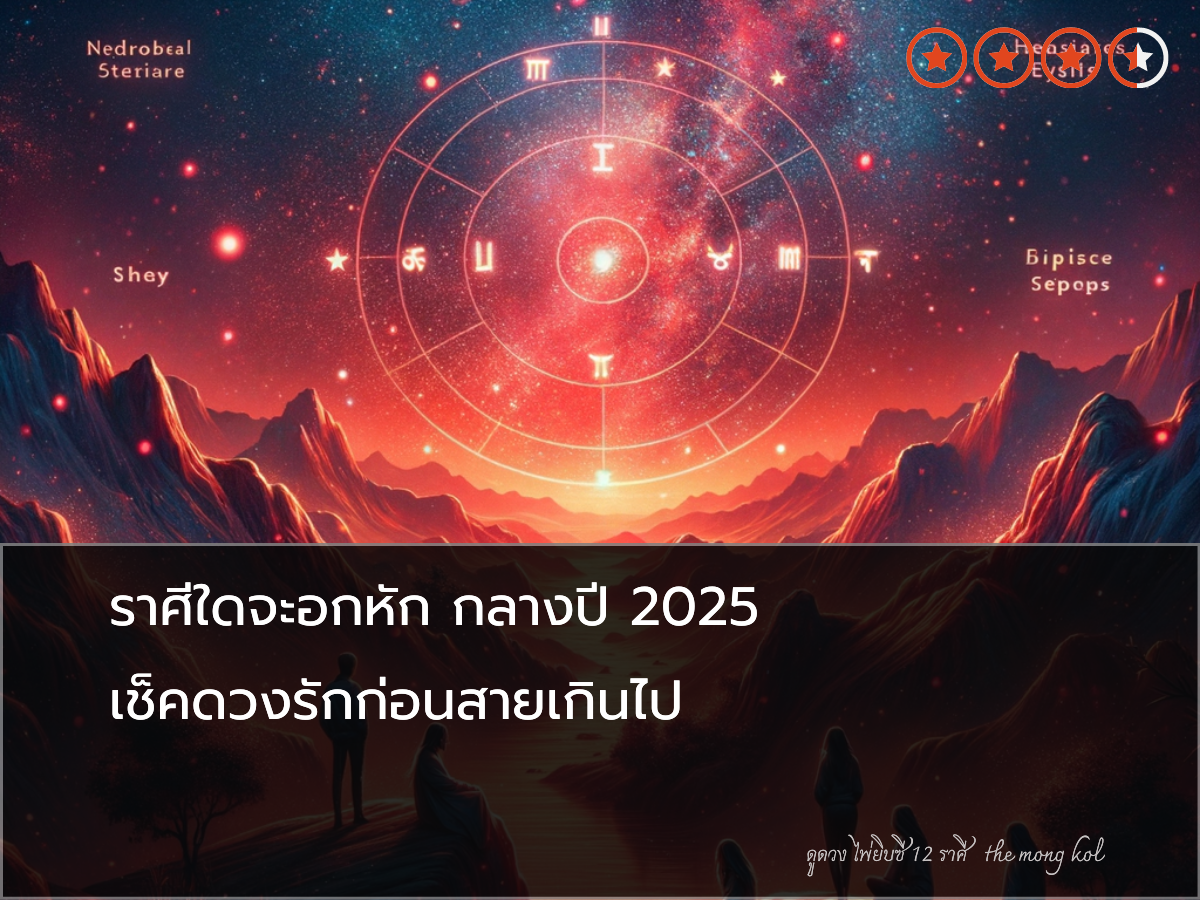 ราศีใดจะอกหัก กลางปี 2025 เช็คดวงรักก่อนสายเกินไป