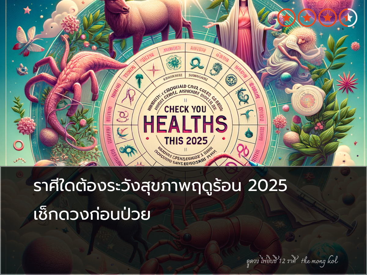ราศีใดต้องระวังสุขภาพฤดูร้อน 2025 เช็กดวงก่อนป่วย