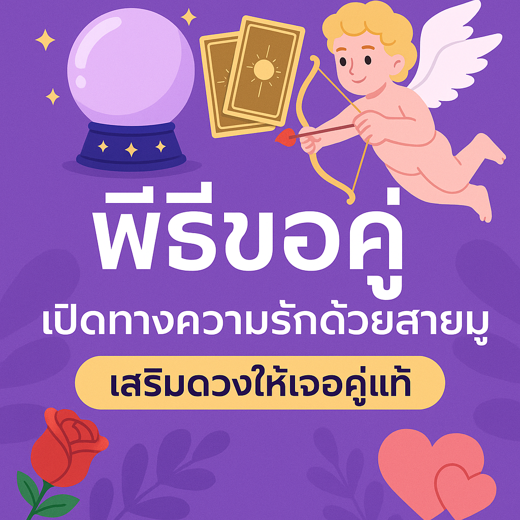 🔮 พิธีขอคู่ เปิดทางความรักด้วยสายมู เสริมดวงให้เจอคู่แท้