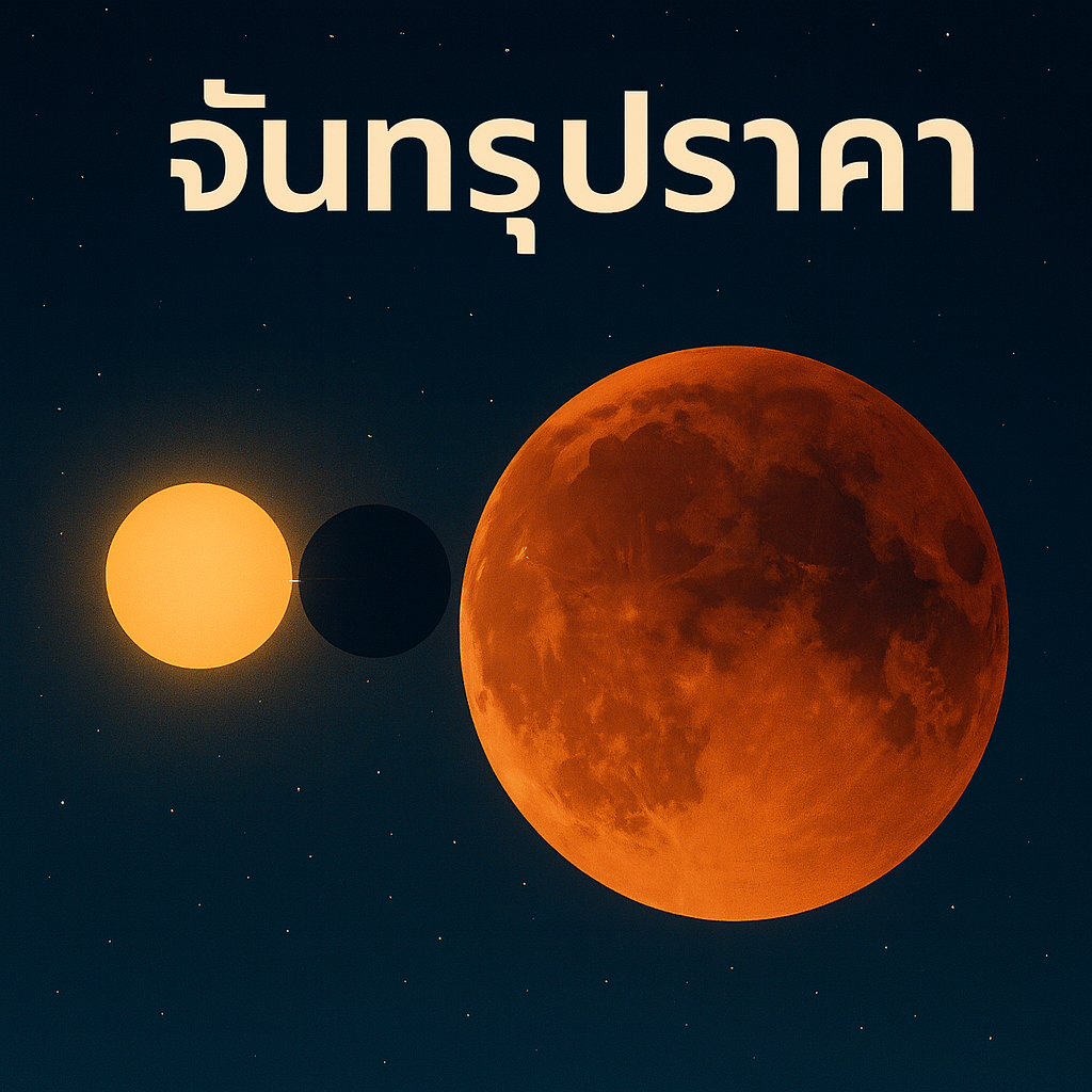 จันทรุปราคา ความเชื่อโบราณ และตำนานราหูลอมจันทร์