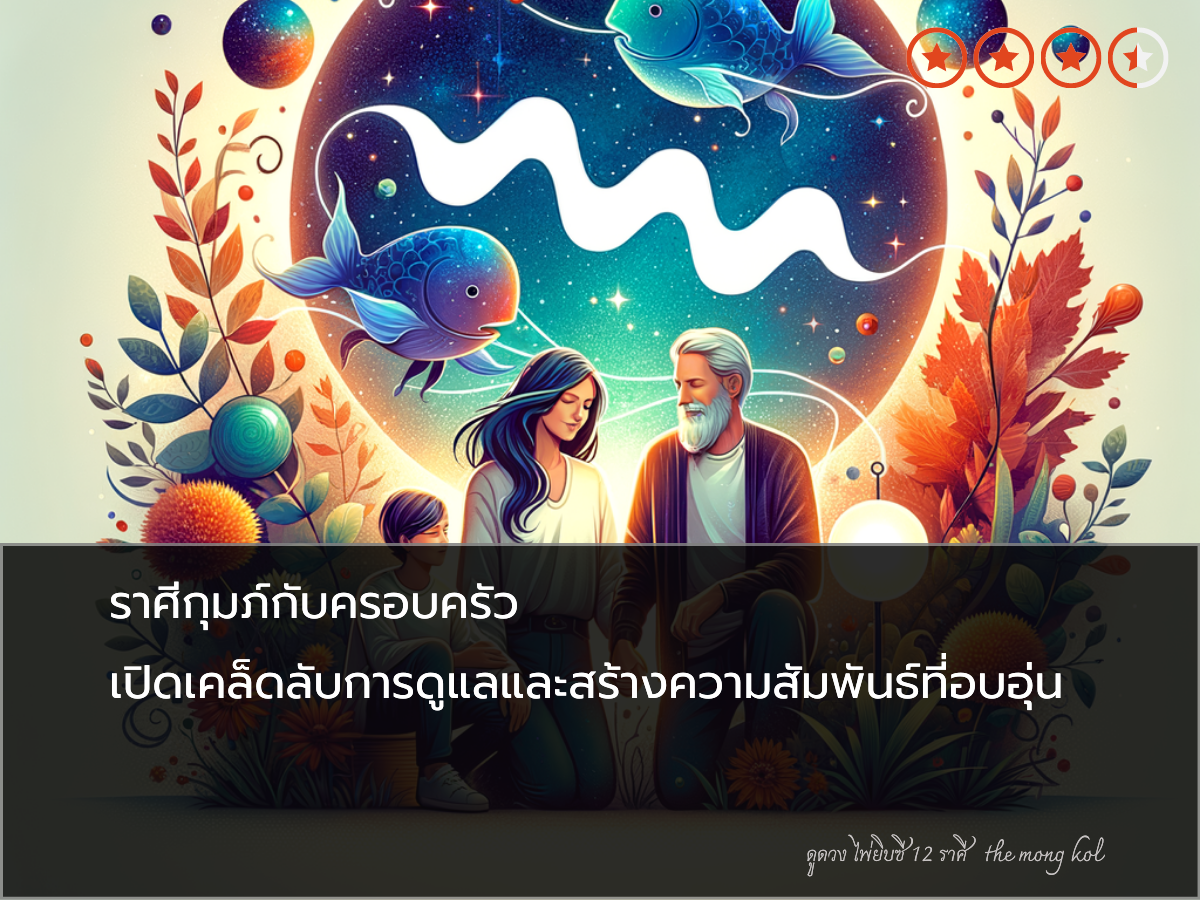 ราศีกุมภ์กับครอบครัว เปิดเคล็ดลับการดูแลและสร้างความสัมพันธ์ที่อบอุ่น