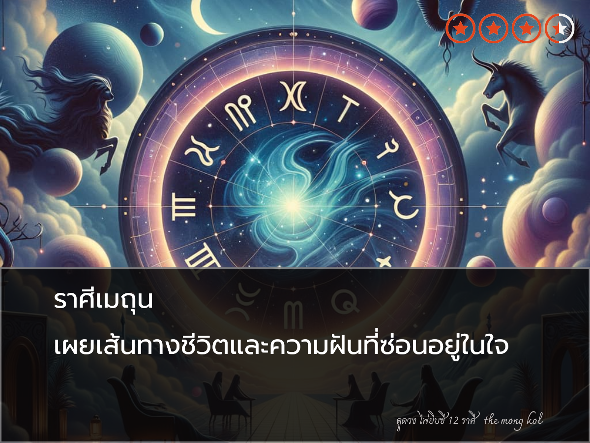 ราศีเมถุน เผยเส้นทางชีวิตและความฝันที่ซ่อนอยู่ในใจ
