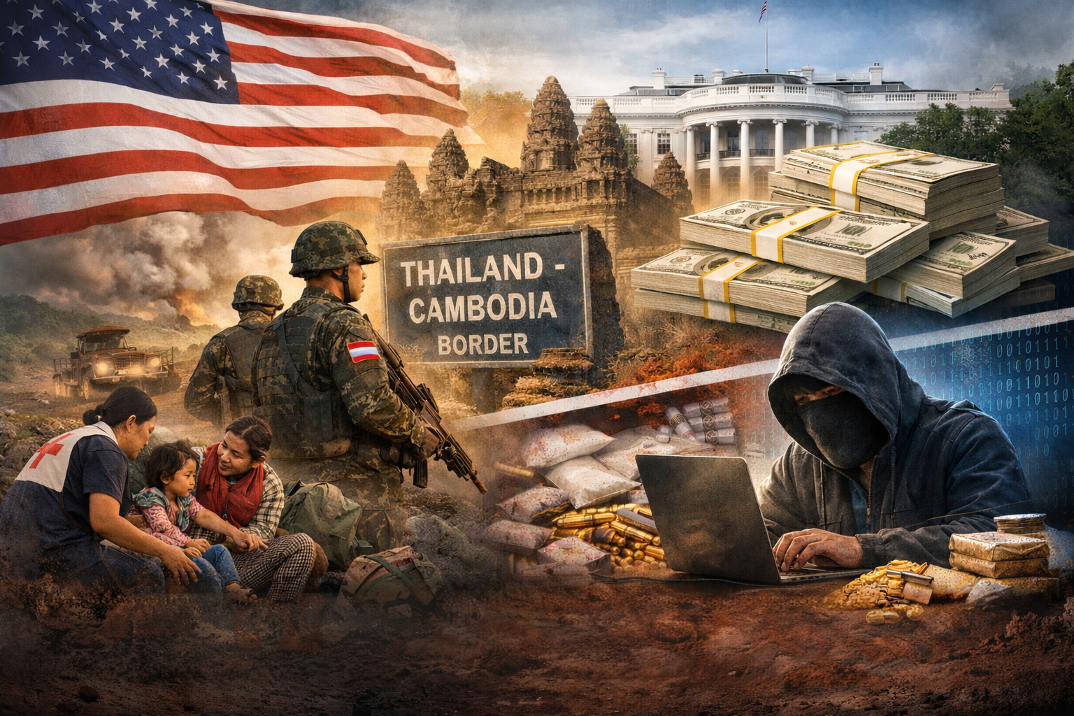 สหรัฐฯ ประกาศแพ็กเกจช่วยไทย–กัมพูชา 45 ล้านดอลลาร์ เสริมเสถียรภาพชายแดน–เก็บกู้ทุ่นระเบิด–ปราบสแกมเมอร์