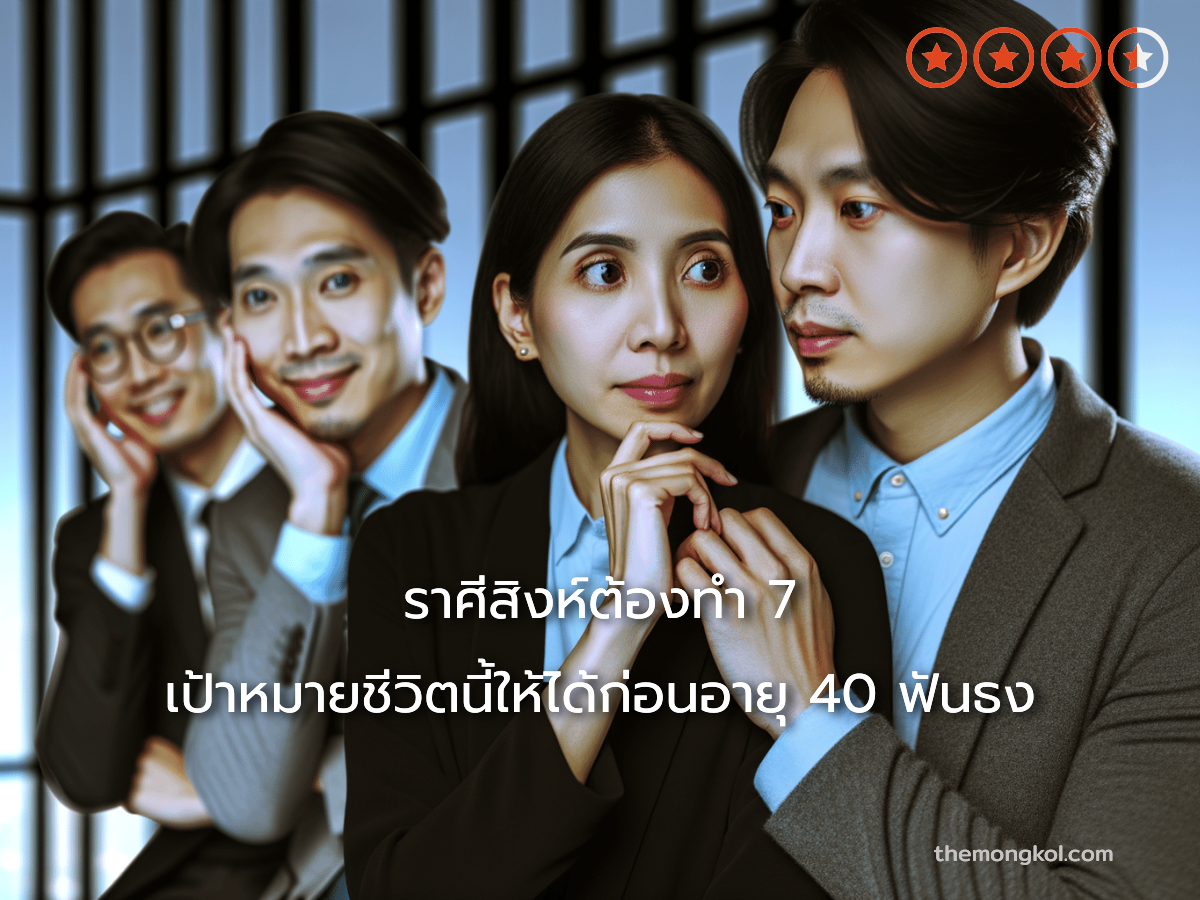 ราศีสิงห์ต้องทำ 7 เป้าหมายชีวิตนี้ให้ได้ก่อนอายุ 40 ฟันธง