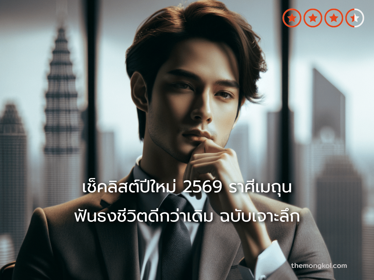 เช็คลิสต์ปีใหม่ 2569 ราศีเมถุน ฟันธงชีวิตดีกว่าเดิม ฉบับเจาะลึก
