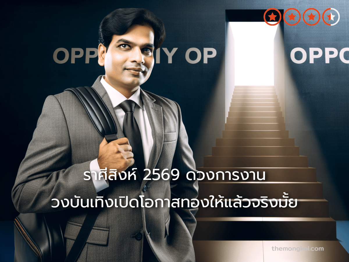 ราศีสิงห์ 2569 ดวงการงาน วงบันเทิงเปิดโอกาสทองให้แล้วจริงมั้ย