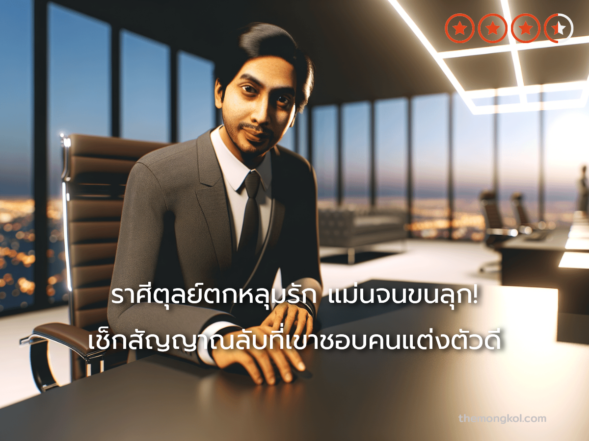 ราศีตุลย์ตกหลุมรัก แม่นจนขนลุก! เช็กสัญญาณลับที่เขาชอบคนแต่งตัวดี