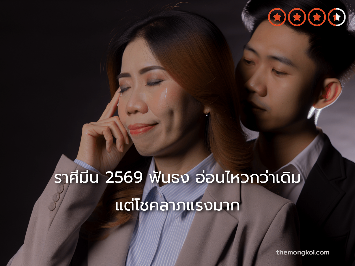 ราศีมีน 2569 ฟันธง อ่อนไหวกว่าเดิม แต่โชคลาภแรงมาก