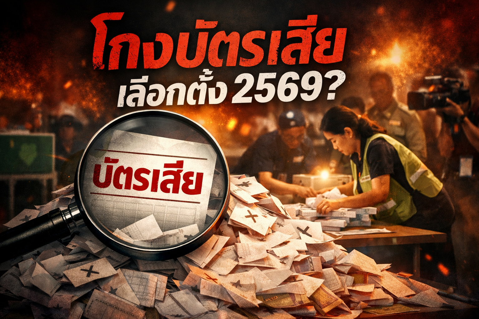 ข้อครหาโกงบัตรเสียเลือกตั้ง 11 ก.พ. 2569 | เปิดปมบัตรเสียสูงผิดปกติ